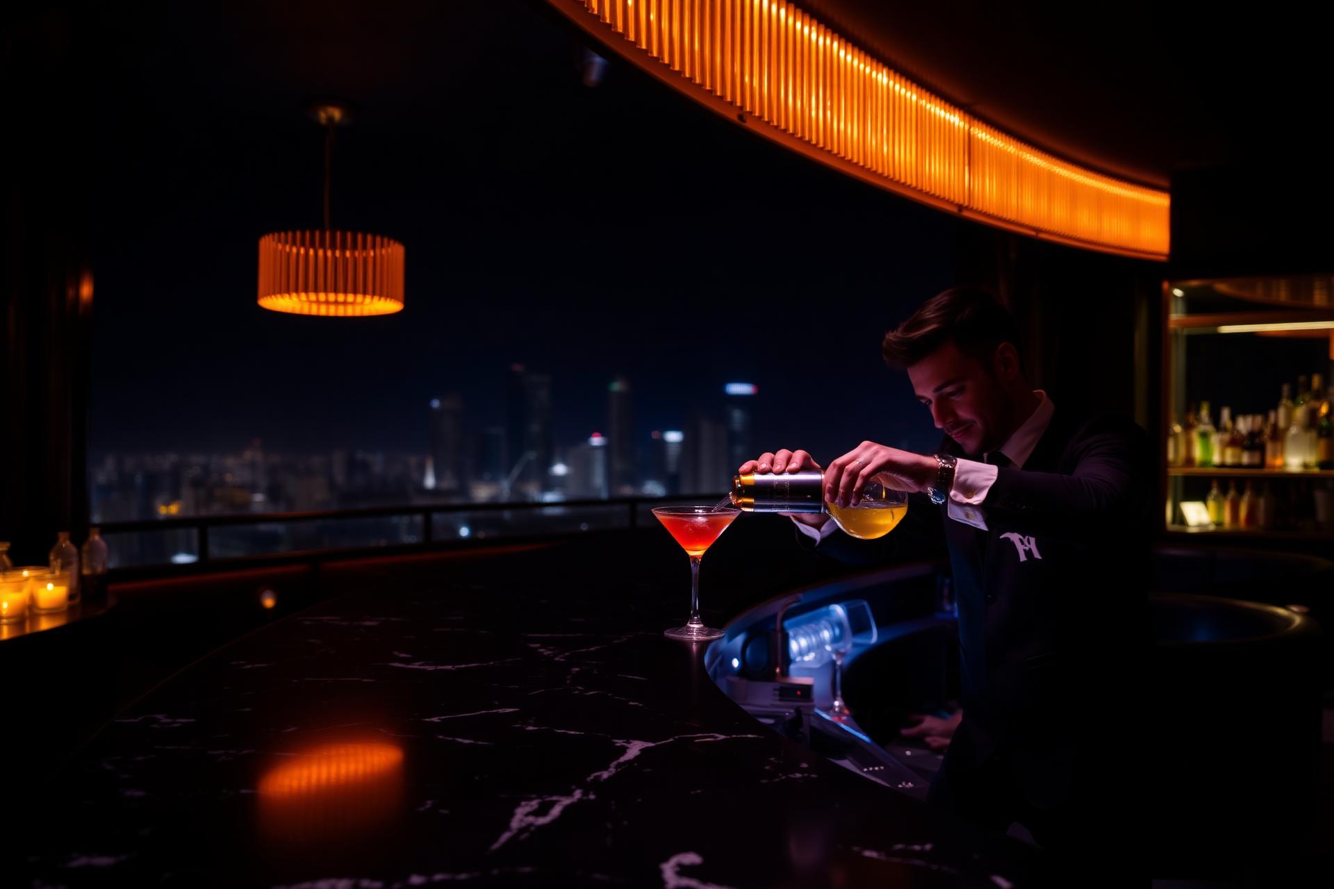 The Nomhad Cocktail Bar — atmosfera notturna premium